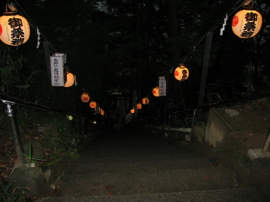 穴澤天神社　獅子舞