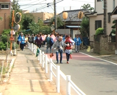 稲城　青渭神社　『獅子舞』