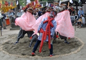 稲城　青渭神社　『獅子舞』