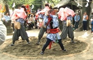 稲城　青渭神社　『獅子舞』