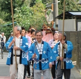 稲城　青渭神社　『獅子舞』