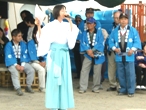 稲城　青渭神社　『獅子舞』