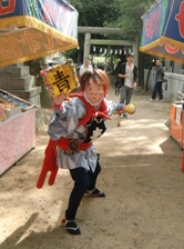 稲城　青渭神社　『獅子舞』