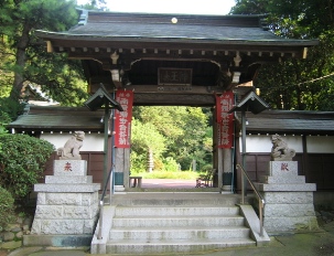 稲城　妙見寺　門