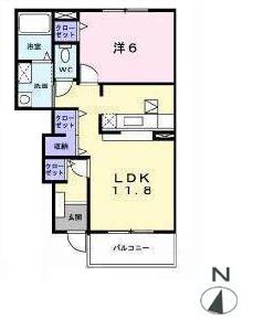 アンソレイユ　間取図