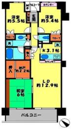 稲城パークホームズ　間取図
