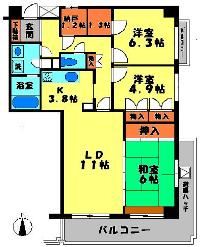セントラルハイムKATO　間取図